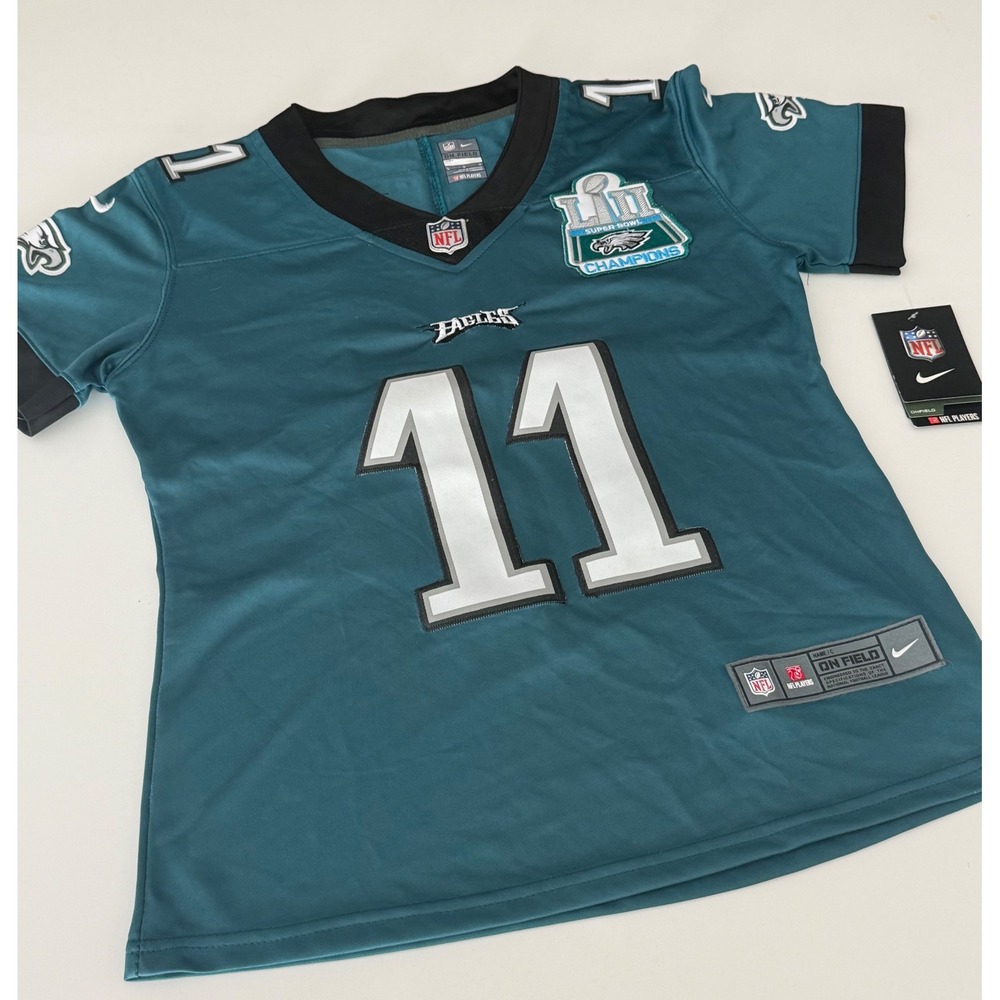 Nike Philadelphia Eagles Carson Wentz Super Bowl‎ LII Champions Jersey Youth L